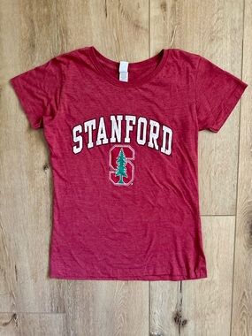 Stanford Short Sleeve Red Logo Tee
